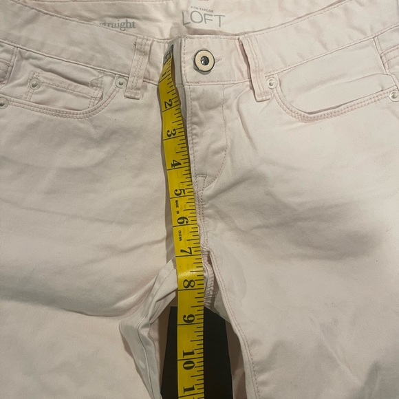 Loft Light pink straight jeans - Picture 9 of 9